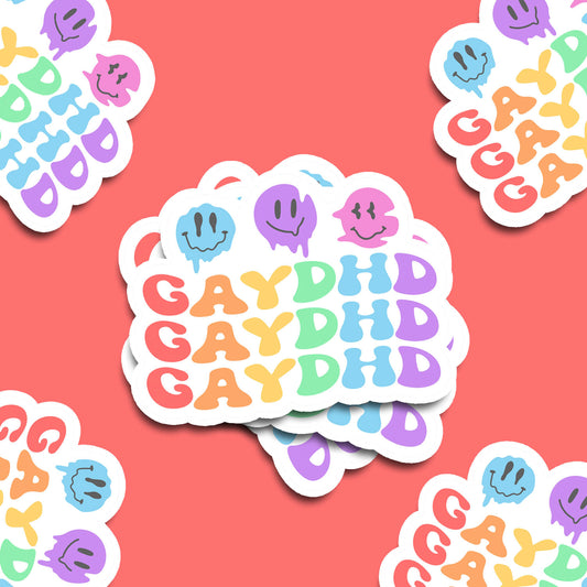 GAYDHD ADHD Vinyl Sticker