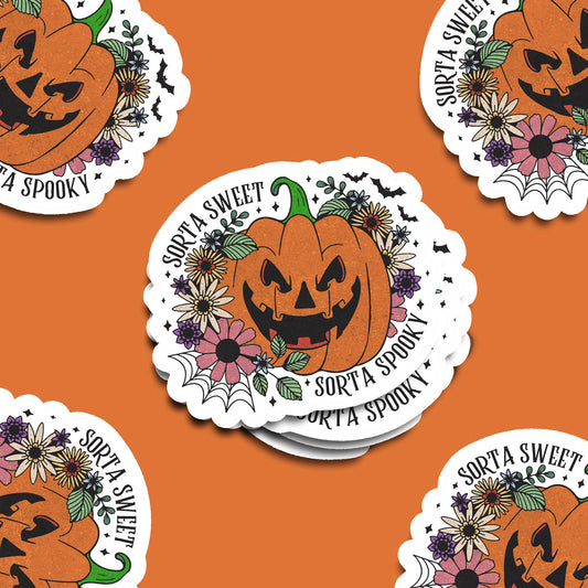 Sweet and Spooky Vinyl Sticker